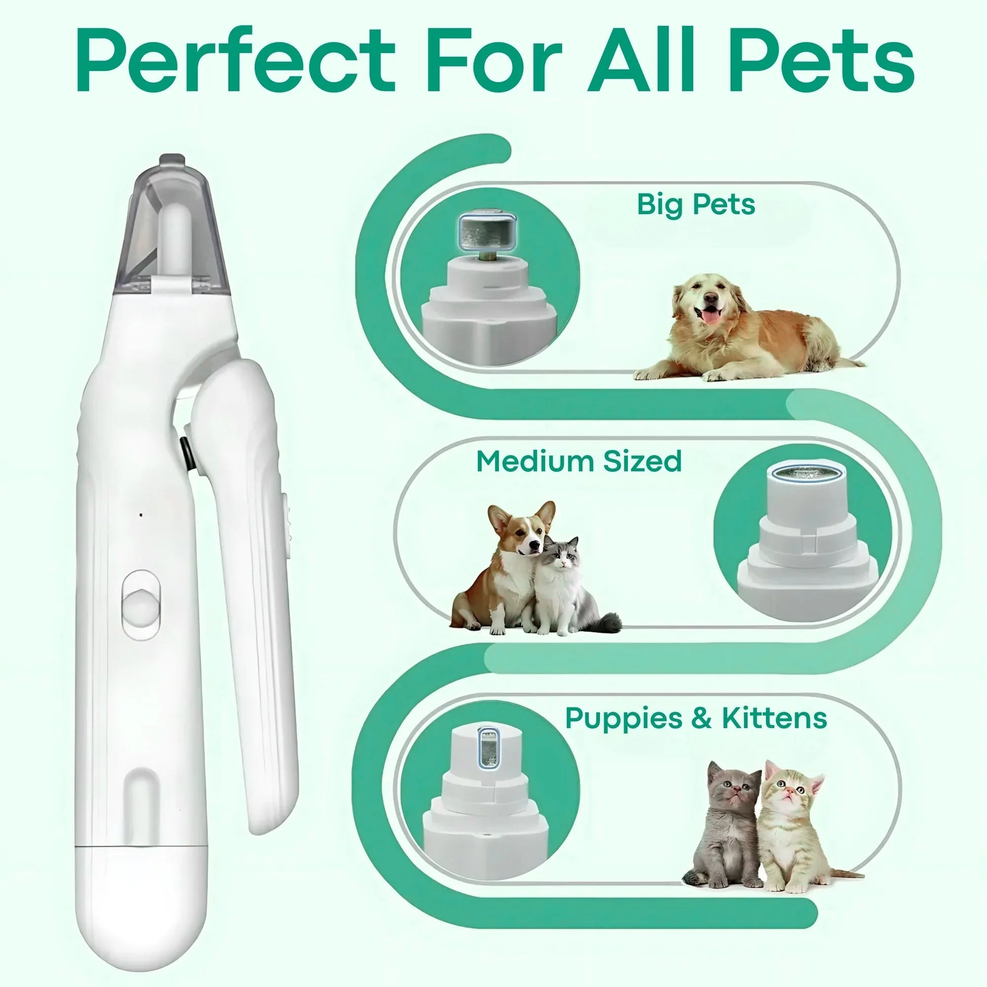 2-in-1 dog nail grinder and clipper - Image 3