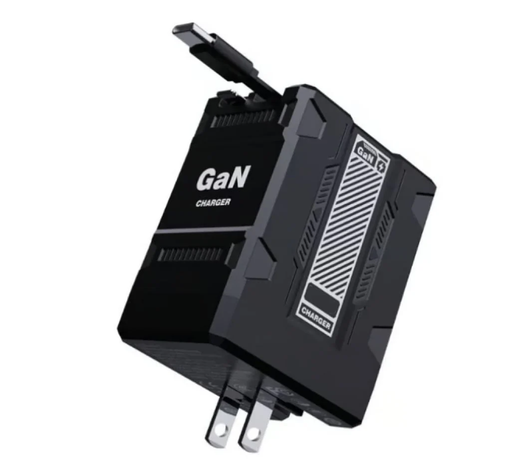 2-in-1 GaN Tiktrove 3.0  Charger with Retractable Cables - Image 2