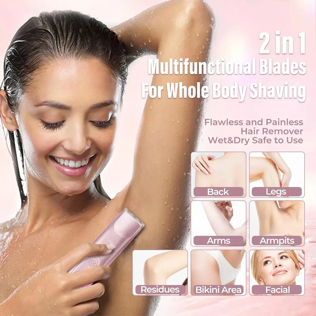 2-in-1 Painless Bikini Hair Trimmer - Image 3
