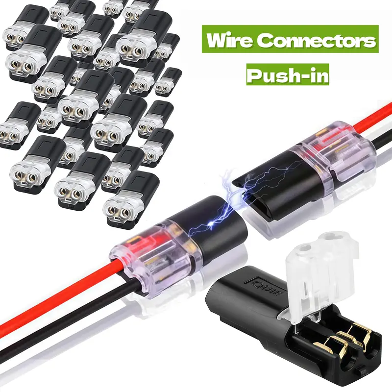 🔥🎄 Christmas Time Limited Offer -🔌2-Pin Solderless Wire Connector – Compact Plug for LED Strips & 18–22 AWG Cables - Image 10