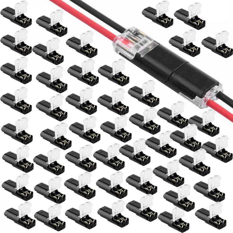 🔥🎄 Christmas Time Limited Offer -🔌2-Pin Solderless Wire Connector – Compact Plug for LED Strips & 18–22 AWG Cables - Image 14
