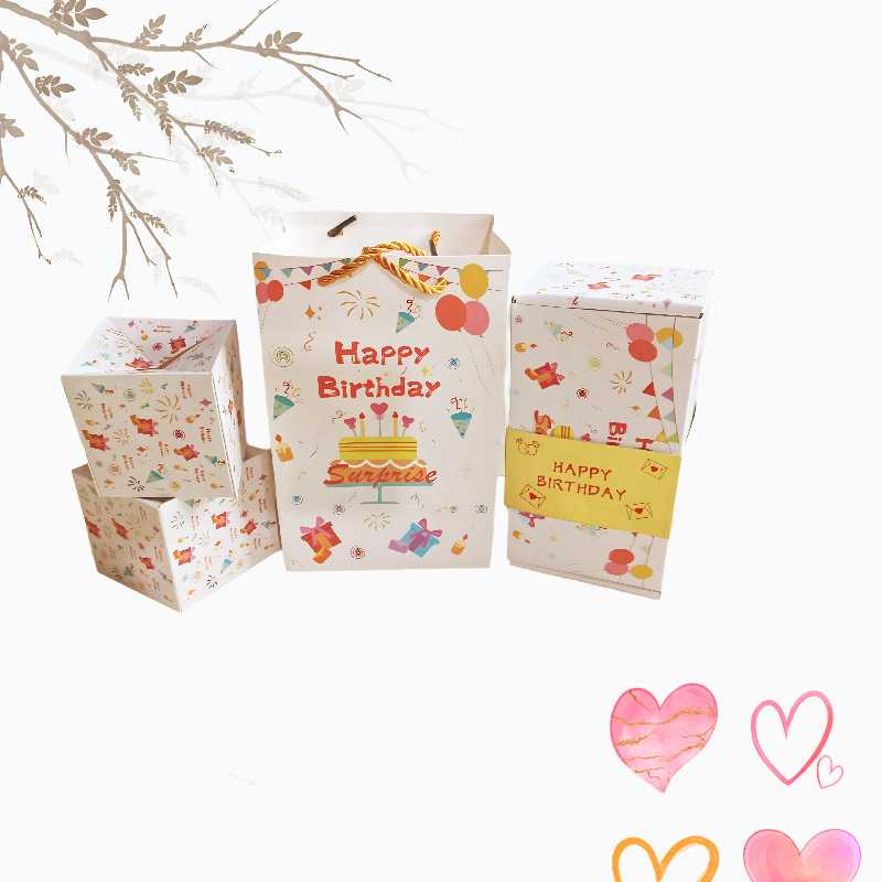 20 Bounces Surprise Gift Box with Flying Butterfly Toys Explosion Unique Folding Bouncing Red Envelope Cash Box - Image 12