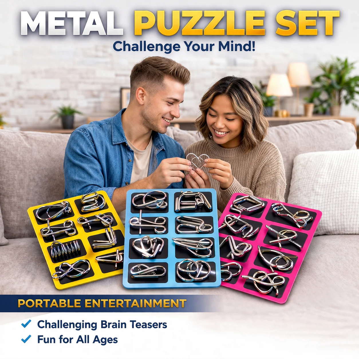 🔥The Best Gift🎁 Metal Montessori Puzzle Solving - Image 3