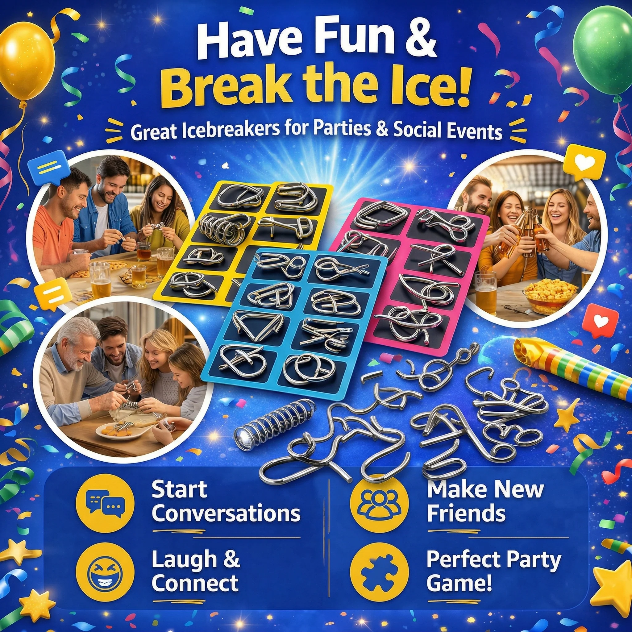 🔥The Best Gift🎁 Metal Montessori Puzzle Solving - Image 7