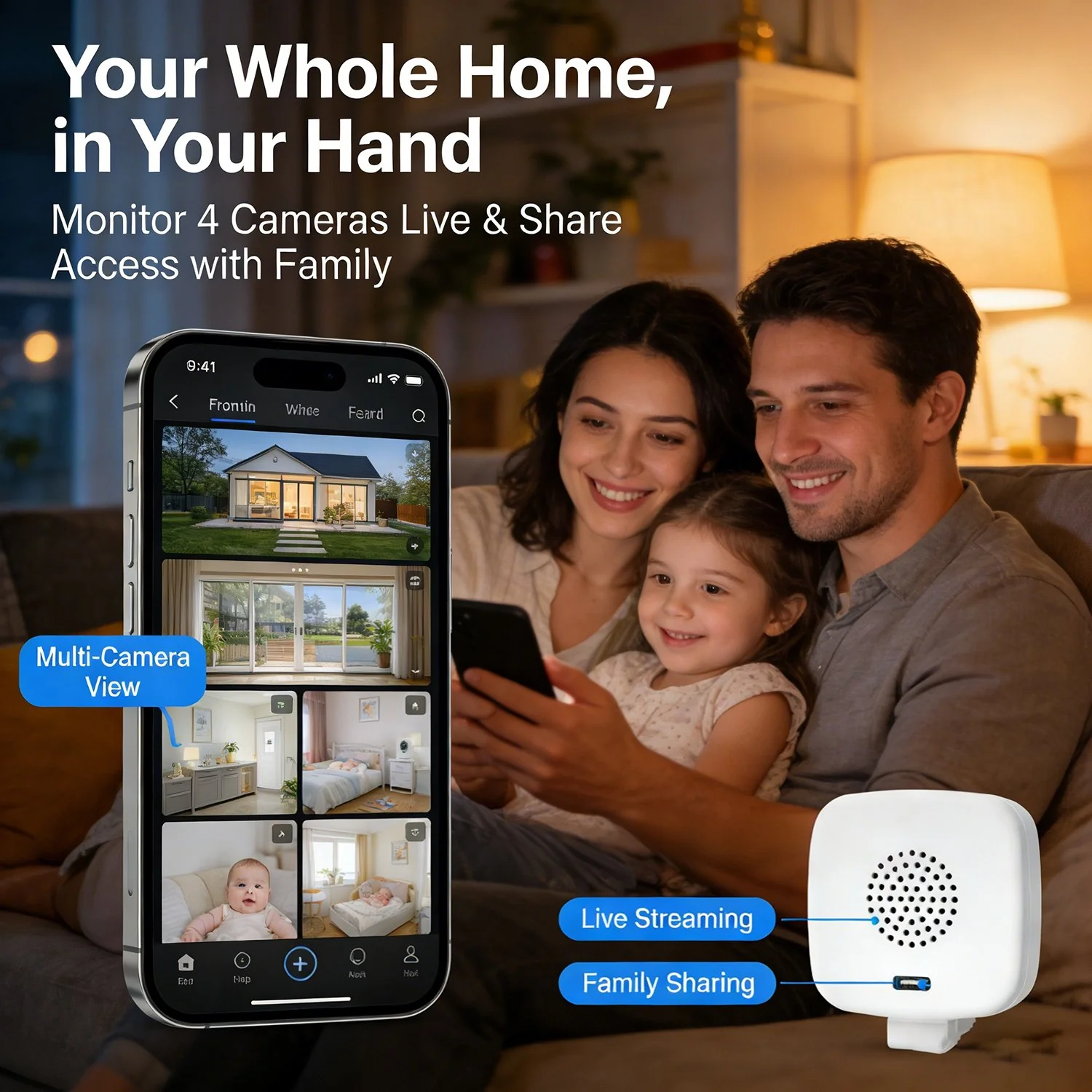 👁️ 2K Ultra-HD Smart Window Camera – See Day & Night with AI Color Night Vision - Image 2