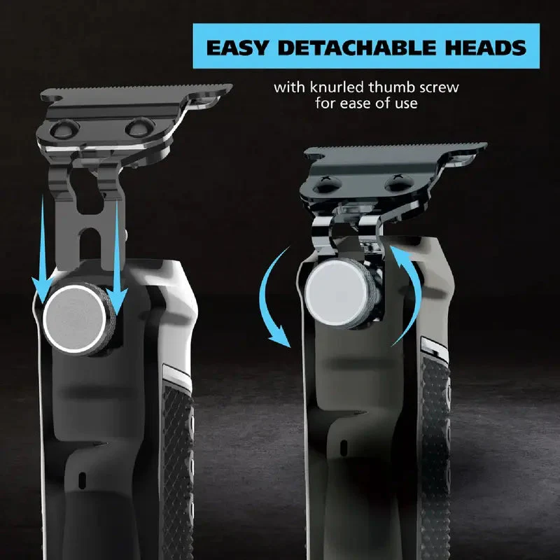 ⏳LIMITED TIME: 50% OFF! 🏆Luxe 3-in-1 Professional Men’s Grooming Set – T-Blade Trimmer, Foil Shaver & Nose Trimmer – With LED Display & USB Rechargeable - Image 2