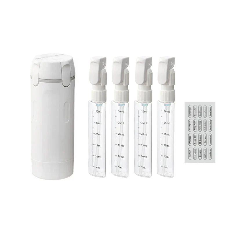 4-in-1 Leakproof Rotatable Travel Dispenser Set - Image 2