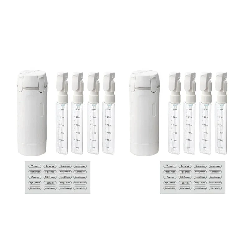 4-in-1 Leakproof Rotatable Travel Dispenser Set - Image 3