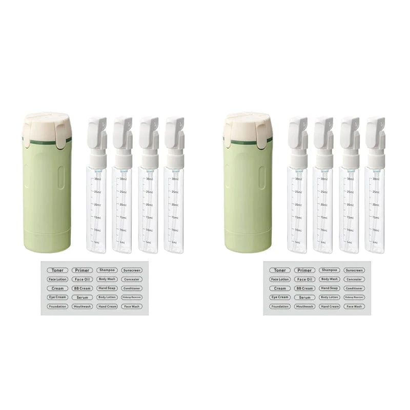 4-in-1 Leakproof Rotatable Travel Dispenser Set - Image 4