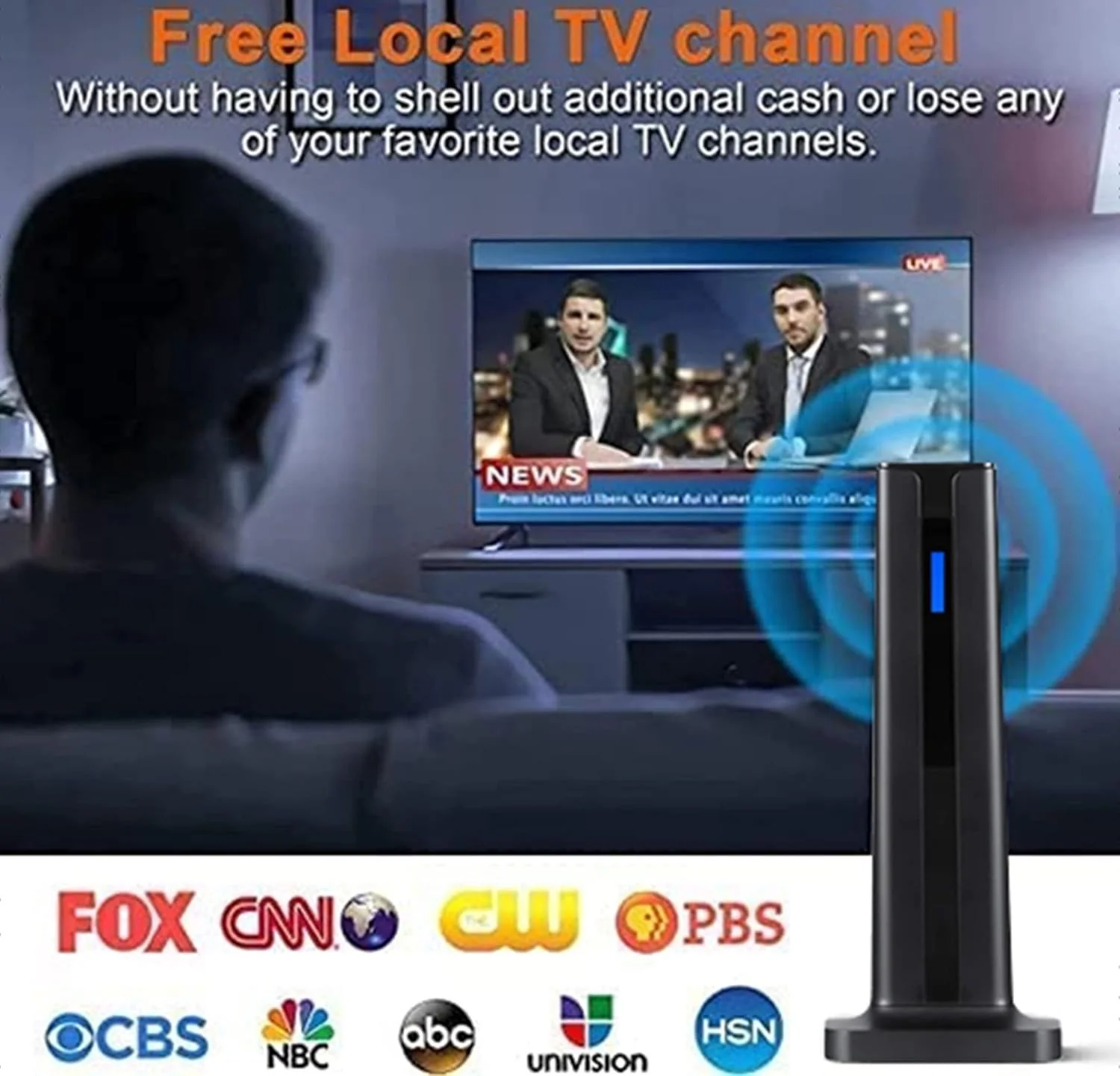 4K HDR TV Antenna - 1000+ Miles Long Range - Image 8