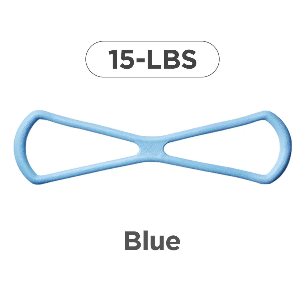 8-Shape Resistance Band 💪 with Comfort Massage Grip - Image 9