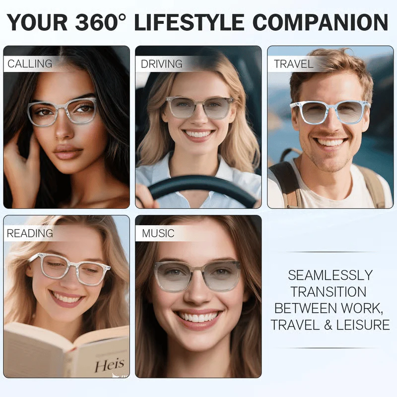 🔥 AI Interpretation Smart Glasses🕶️164-Language Translation, Photochromic Lenses, AI Chat & Hands-Free Audio - Image 9