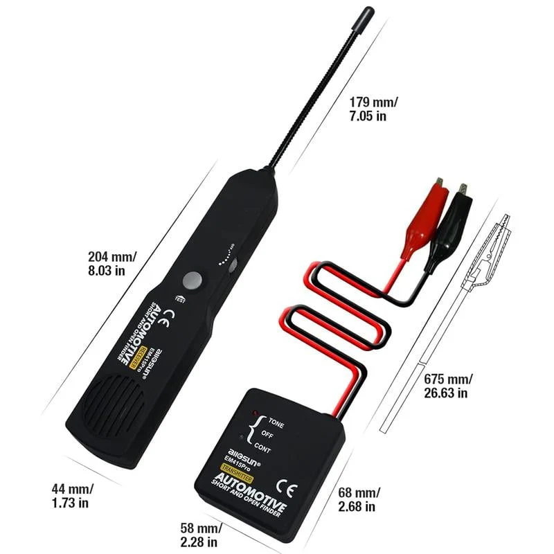 💥 EM415PRO Automotive Electrical Open & Short Finder Circuit Tester With Free Bag - Image 10