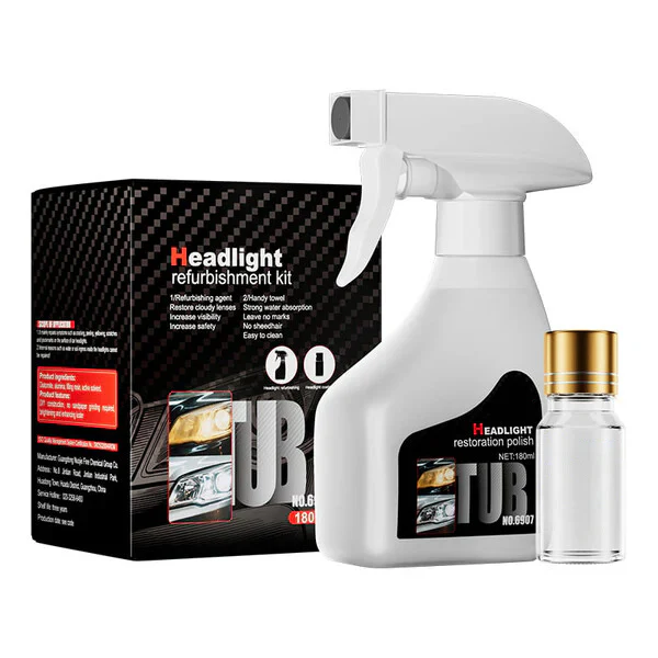 Automotive Headlamp Restoration Fluid Kit - Image 6