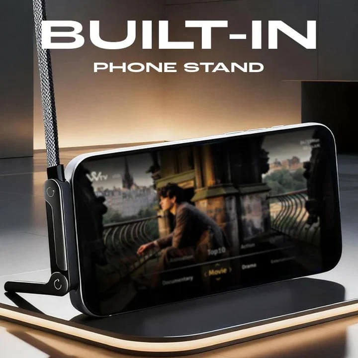 🔥📱240W Braided Fast Charge Cable With Built-in Phone Stand - Image 4