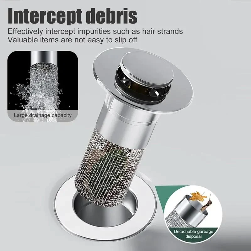 🔥Bathroom Sink Stopper Hair Catcher, Bathroom Sink Drain Strainer ( BUY 1 GET 1 FREE) - Image 5