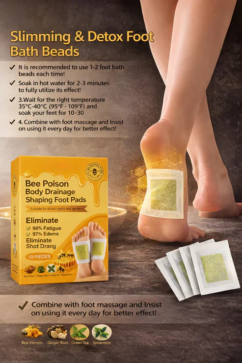 🌿Bee Poison Foot Patches (Set of 10) - Image 2