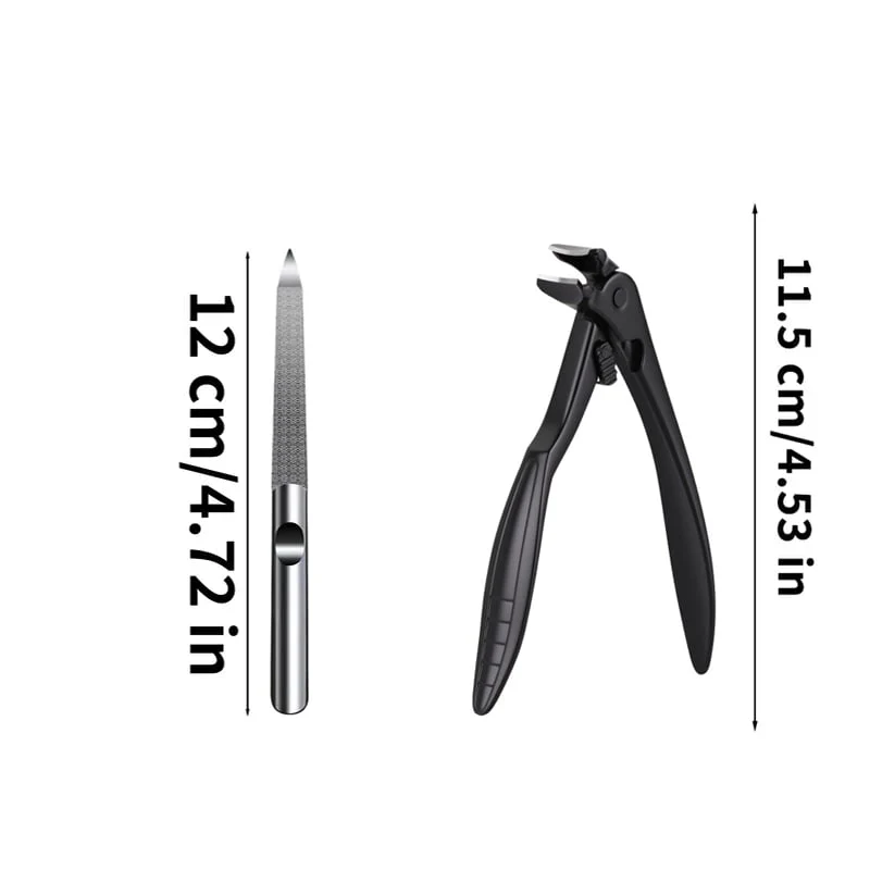 ✂️ Black Curved Nail Clipper – Ergonomic & Easy for Seniors 🖤 - Image 6