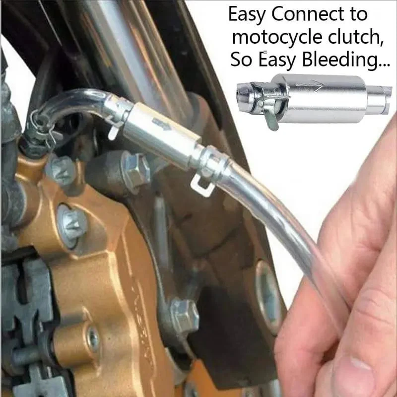 💥Brake Bleeder Hose - One Way Check Valve Tube Bleeding Tool Kit For Motorcyle Clutch - Image 2