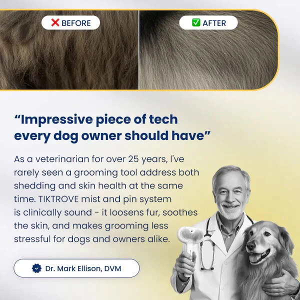 Tiktrove FreshFur Shower Brush + Cleansing Mist - Image 3