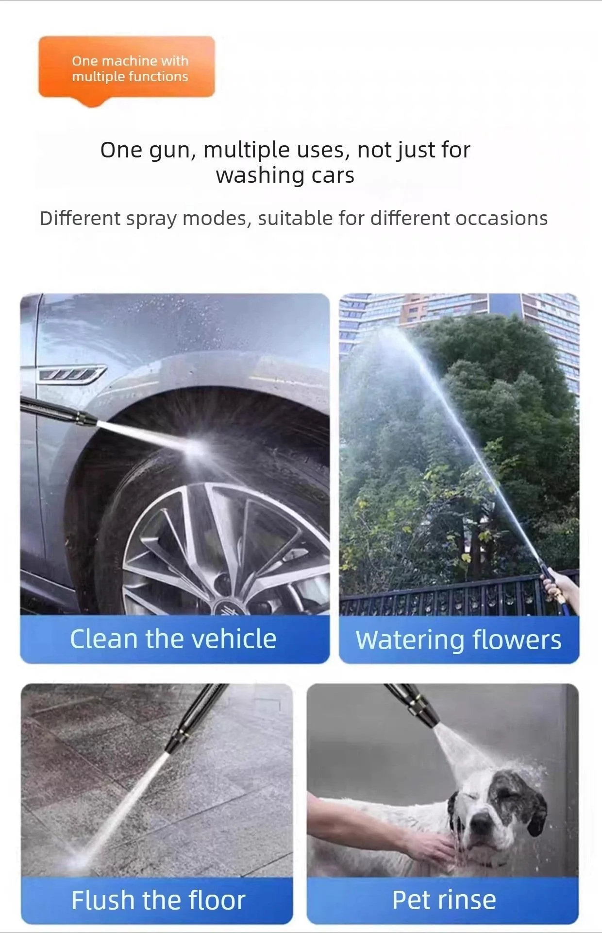 🔥LAST DAY 55% OFF - Home High-Pressure Car Wash Water Gun - Image 10