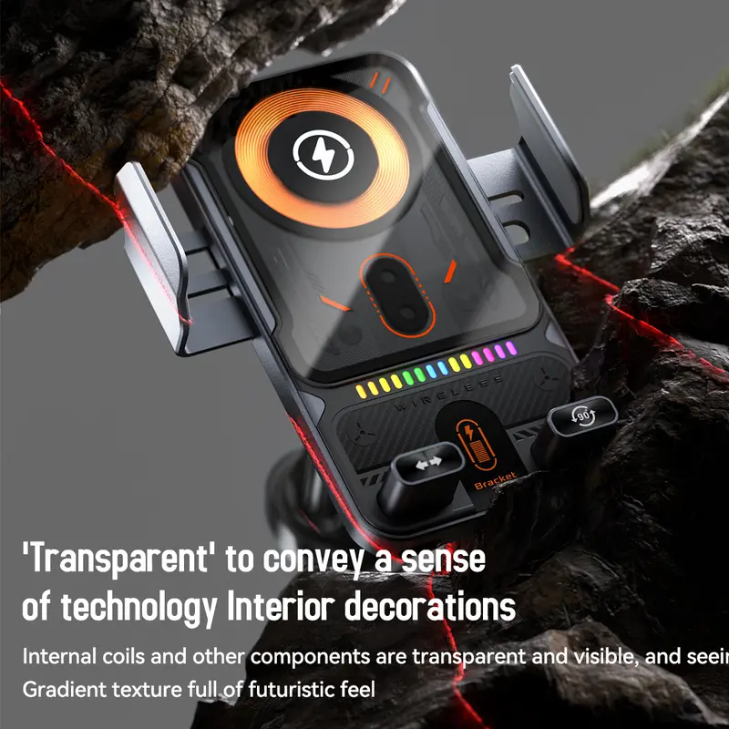 🎁🔥 2026 new cool car wireless fast charging holder, intelligent sensor opening and closing - Image 4