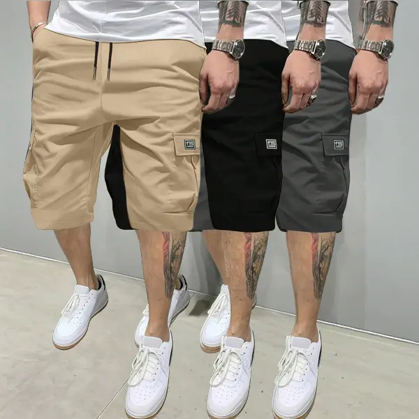 🔥Men’s Summer Lightweight 3-Pack Cargo Shorts with Multiple Pockets - Image 2