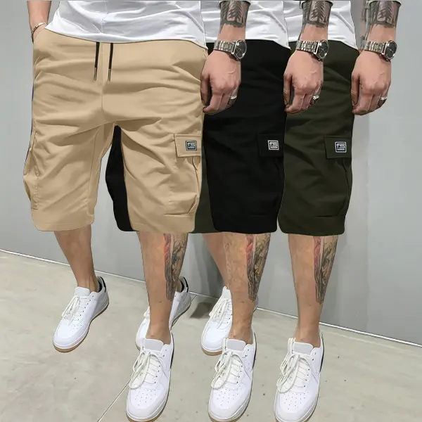 🔥Men’s Summer Lightweight 3-Pack Cargo Shorts with Multiple Pockets - Image 3