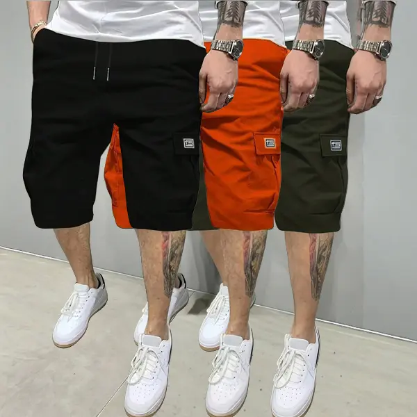 🔥Men’s Summer Lightweight 3-Pack Cargo Shorts with Multiple Pockets - Image 5