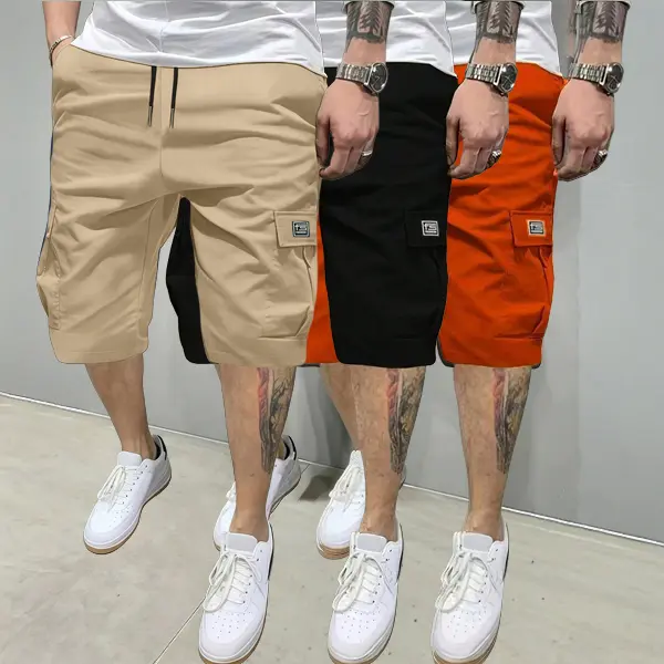 🔥Men’s Summer Lightweight 3-Pack Cargo Shorts with Multiple Pockets - Image 6