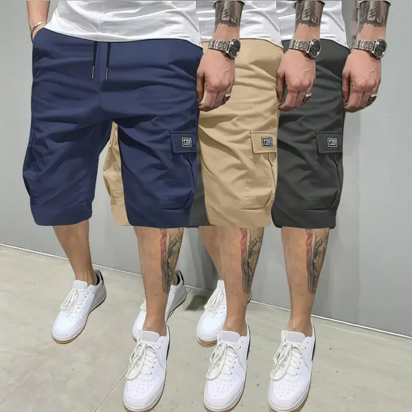 🔥Men’s Summer Lightweight 3-Pack Cargo Shorts with Multiple Pockets - Image 9