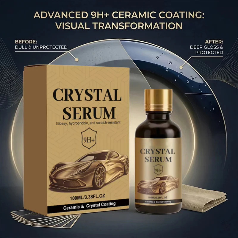 💎 Buy 3 Get 2 Free!💝Ceramic Car Coating Kit - Deep Gloss, 9H+ Hardness & Extreme Hydrophobic Sh - Image 5