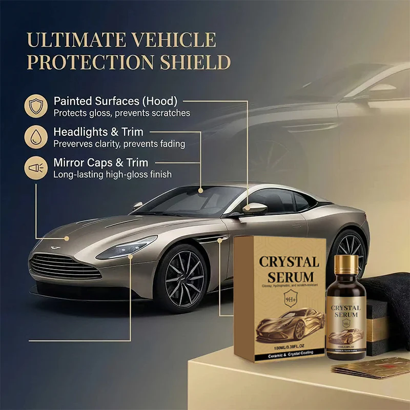 💎 Buy 3 Get 2 Free!💝Ceramic Car Coating Kit - Deep Gloss, 9H+ Hardness & Extreme Hydrophobic Sh - Image 8