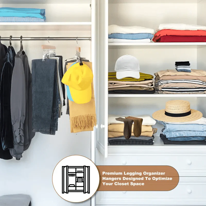 🔥Closet Organizer with 10 Clips - Space Saving Hanging Closet Organizer - Image 5