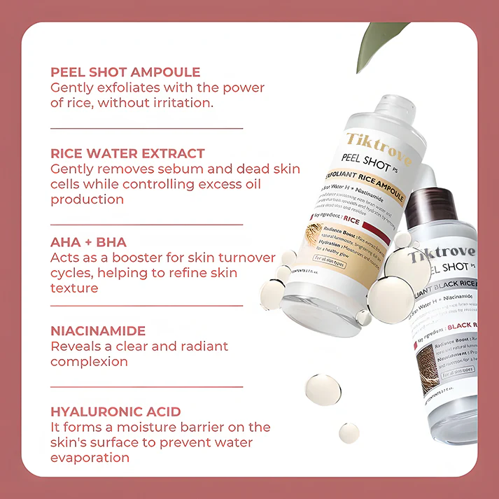 Peel Shot Glow Rice Ampoule Duo - Image 5