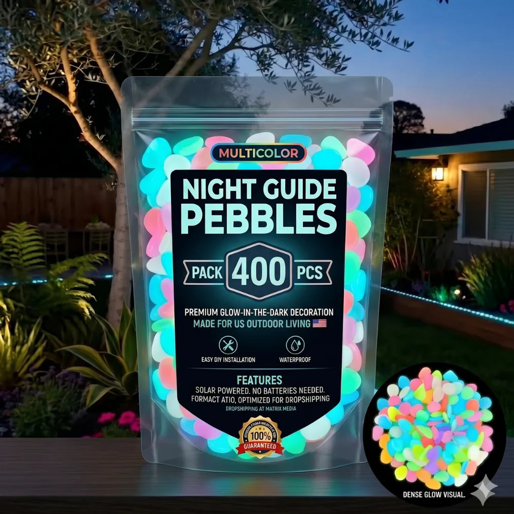 💥LAST DAY SALE 50%OFF💥🌈Colorful Glow-in-the-Dark Garden Stones - Image 6