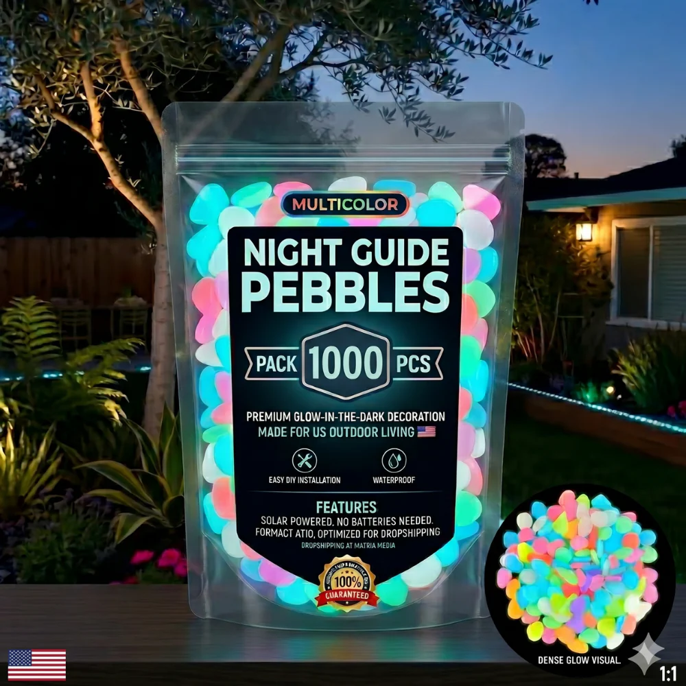 💥LAST DAY SALE 50%OFF💥🌈Colorful Glow-in-the-Dark Garden Stones - Image 8