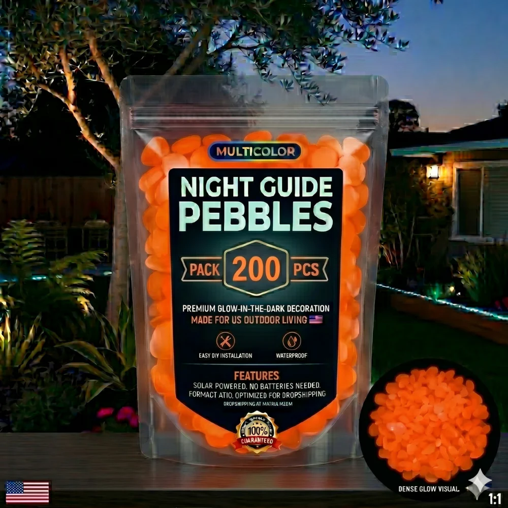 💥LAST DAY SALE 50%OFF💥🌈Colorful Glow-in-the-Dark Garden Stones - Image 9