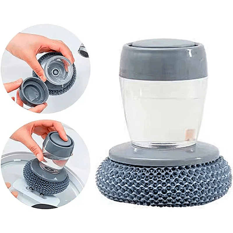 🧽 Comfort Grip Soap Dispensing Kitchen Scrub - Image 4