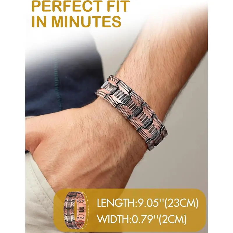 Copper magnetic bracelet——Relieve fatigue and promote blood circulation - Image 3