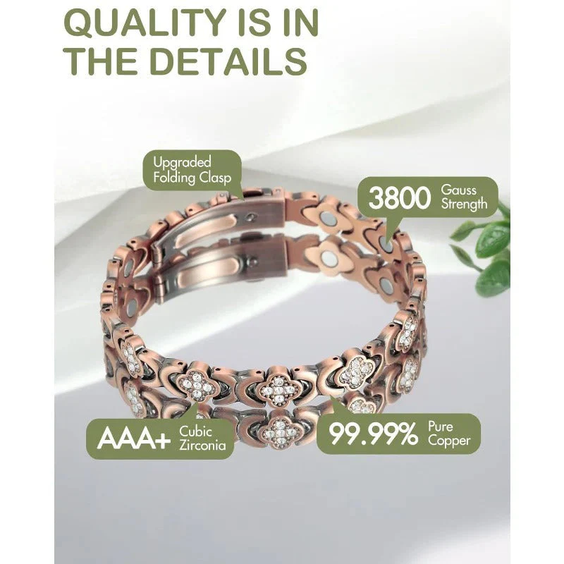 Tiktrove Adjustable Healing Magnetic Bracelet for Women - Image 10