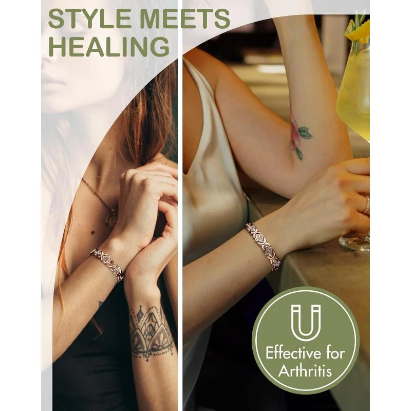 Tiktrove Adjustable Healing Magnetic Bracelet for Women - Image 13