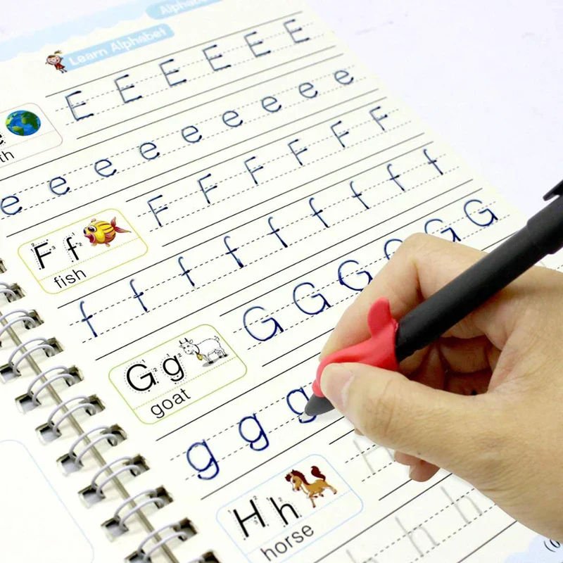 Tiktrove Reusable Grooved Handwriting Workbook for Kids - Image 14