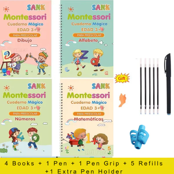 Tiktrove Reusable Grooved Handwriting Workbook for Kids - Image 17