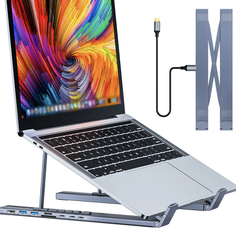 š„HOT SALEš„Limited-time offer-USB-C Docking Station Laptop Stand with 4K HDMI - Image 8