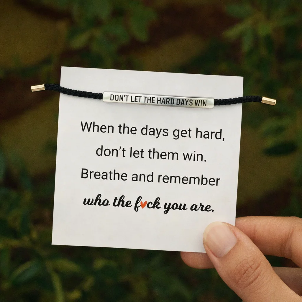 Don't Let The Hard Days Win Bracelet - Image 2