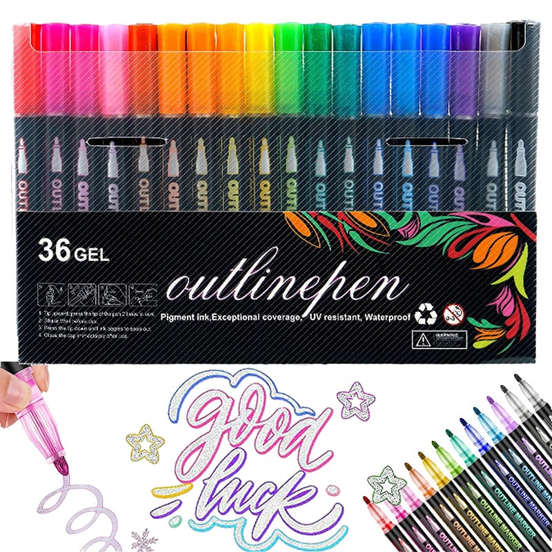 Dreamy Sparkle Dual-Line Contour Pen - Image 8