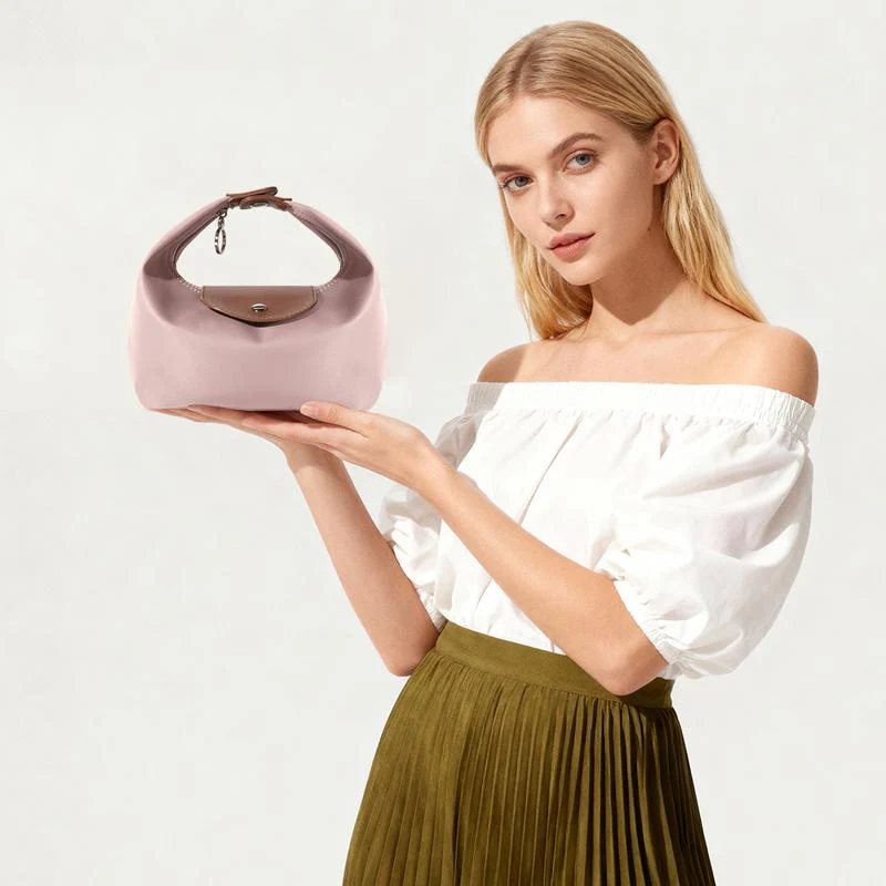 ⚡🔥Fashion Crescent Bag Lightweight Durable Nylon Handbag with Adjustable Strap Satchel - Image 12