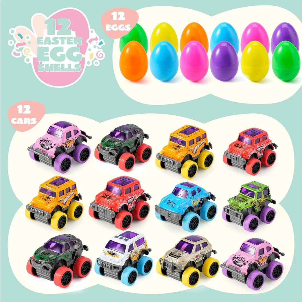 Tiktrove Easter Eggs with Monster Trucks - Image 6
