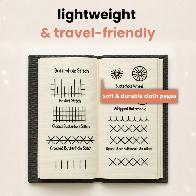 🔥 🌈Beginner-Friendly💕 Embroidery Stitch Book - Image 5
